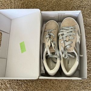 All Star Faux Suede Metallic Sneakers